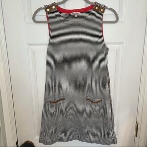 Juicy Couture Y2K Striped Mini Sleeveless Summer Dress small